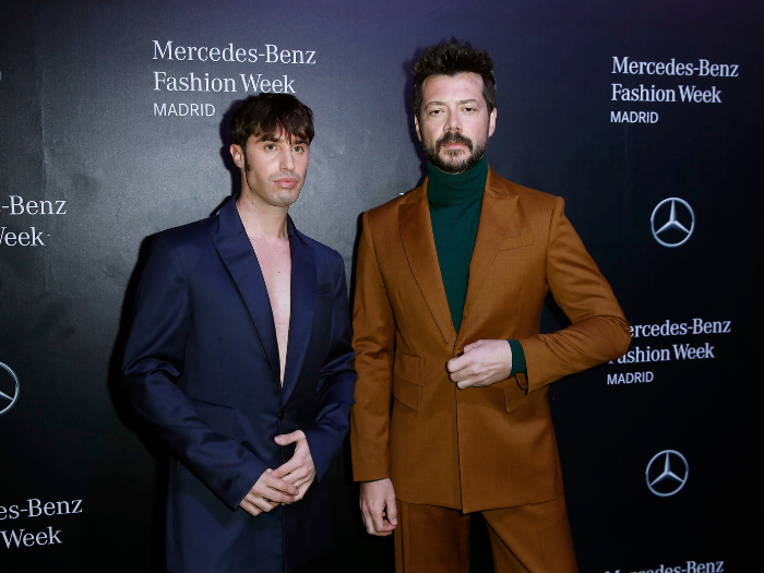 El actor Alvaro Morte en la MBFW Madrid 2024